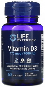 Vitamin D-3 175 мкг (7000 IU) (60капс)