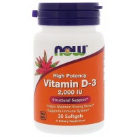 Vitamin D-3 High Potency 2000 IU (30капс)